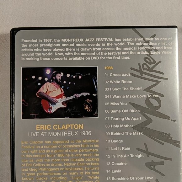 Eric Clapton - Live at Montreux 1986 (DVD, 2006) - Picture 3 of 11